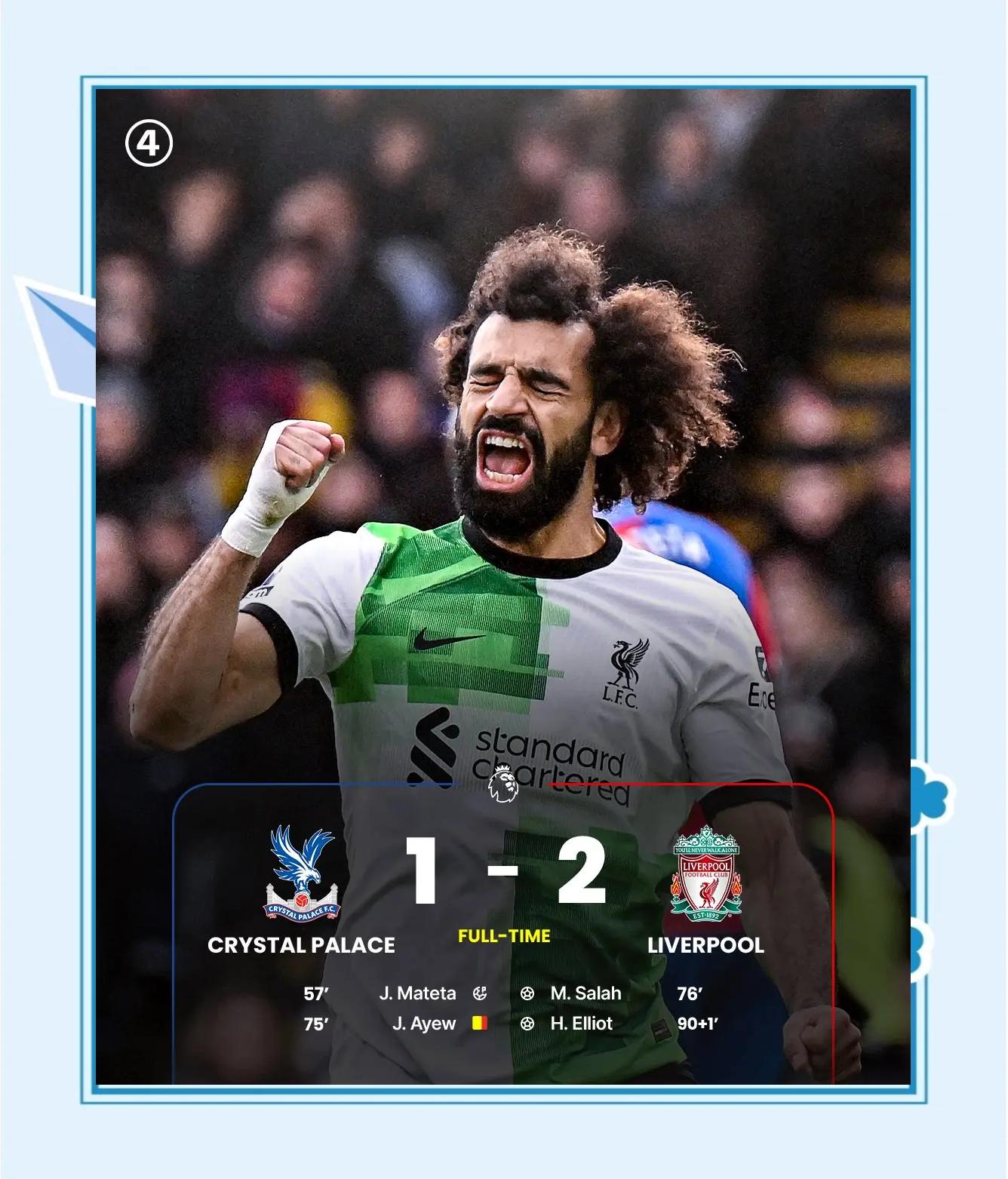 包含萨拉赫连续十二场比赛得分超过最后时刻胜出，SKT不断突破！赛场气氛高涨的词条